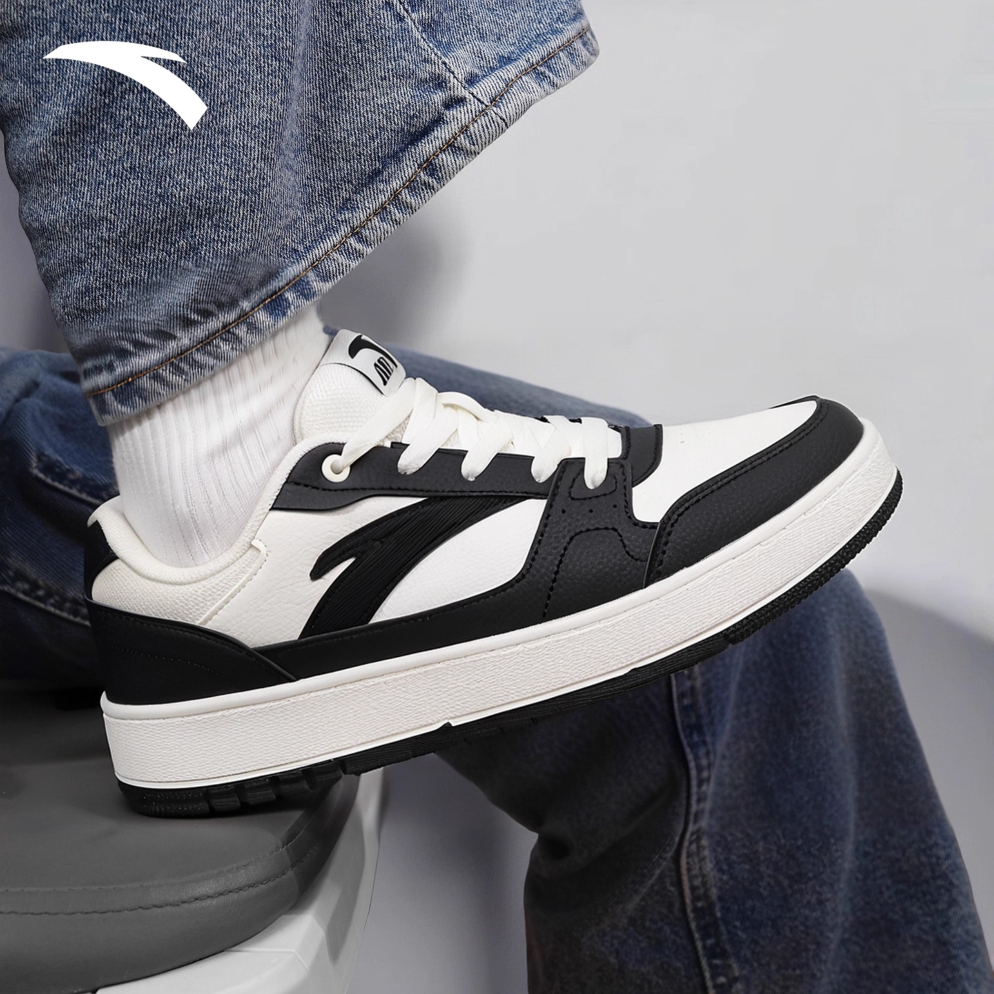 安踏女鞋板鞋休闲鞋运动鞋