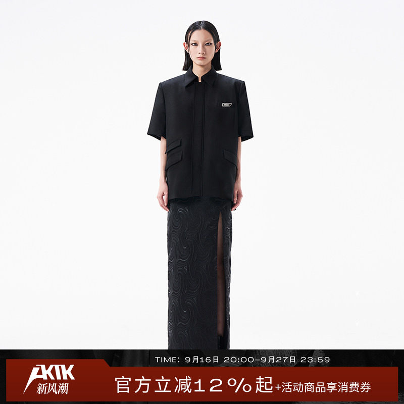 AKTK西装 春夏新款 原创设计 短袖廓形西装夹克（女款）图片