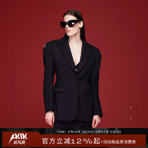 AKTK【张颜齐明星同款】外套 无性别高级感廓形显瘦收腰西装西服
