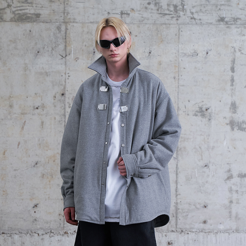 AKTK90白鸭绒立领短款面包服