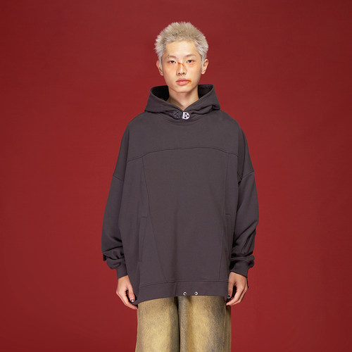 AKTK卫衣秋冬新品小众无性别复古oversize宽松显瘦连帽卫衣