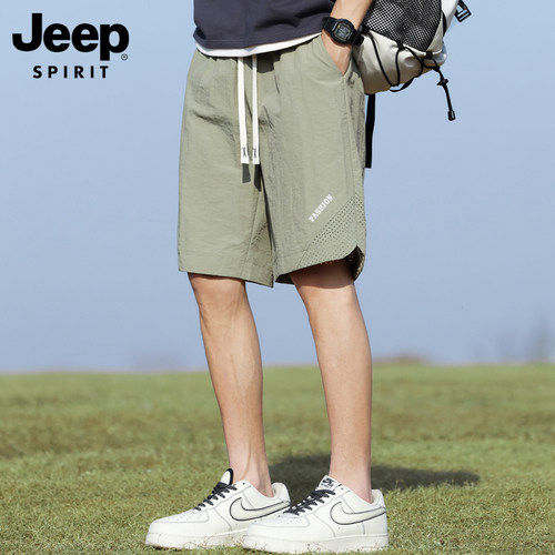 JEEPSPIRIT短裤透气休闲短裤