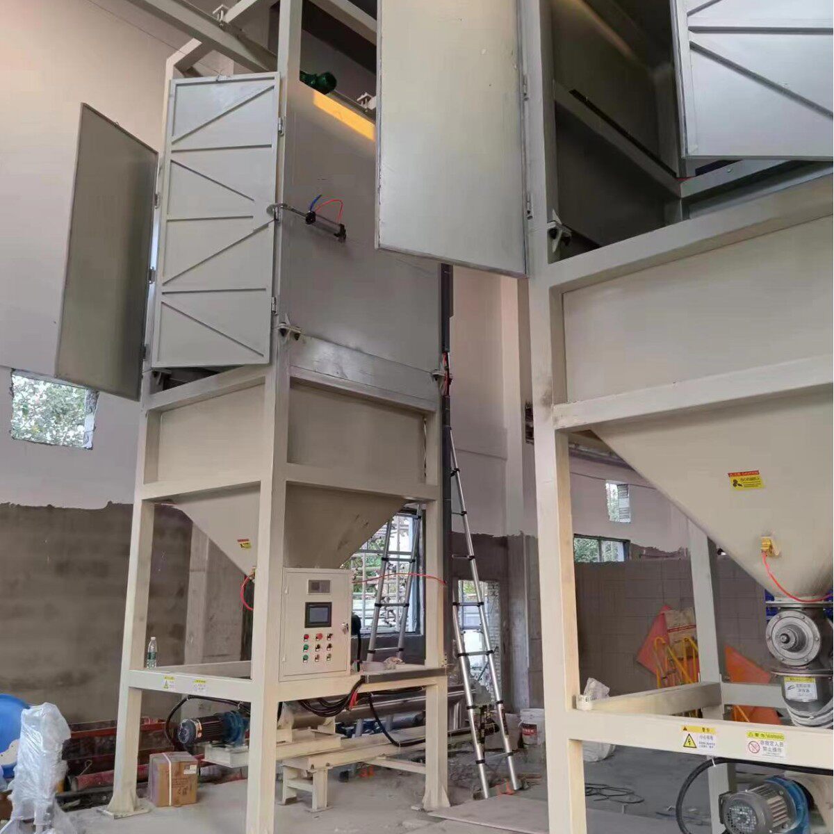 吨袋拆包机 吨包自动破包投料器 密闭式无尘自动吨袋破袋卸料机