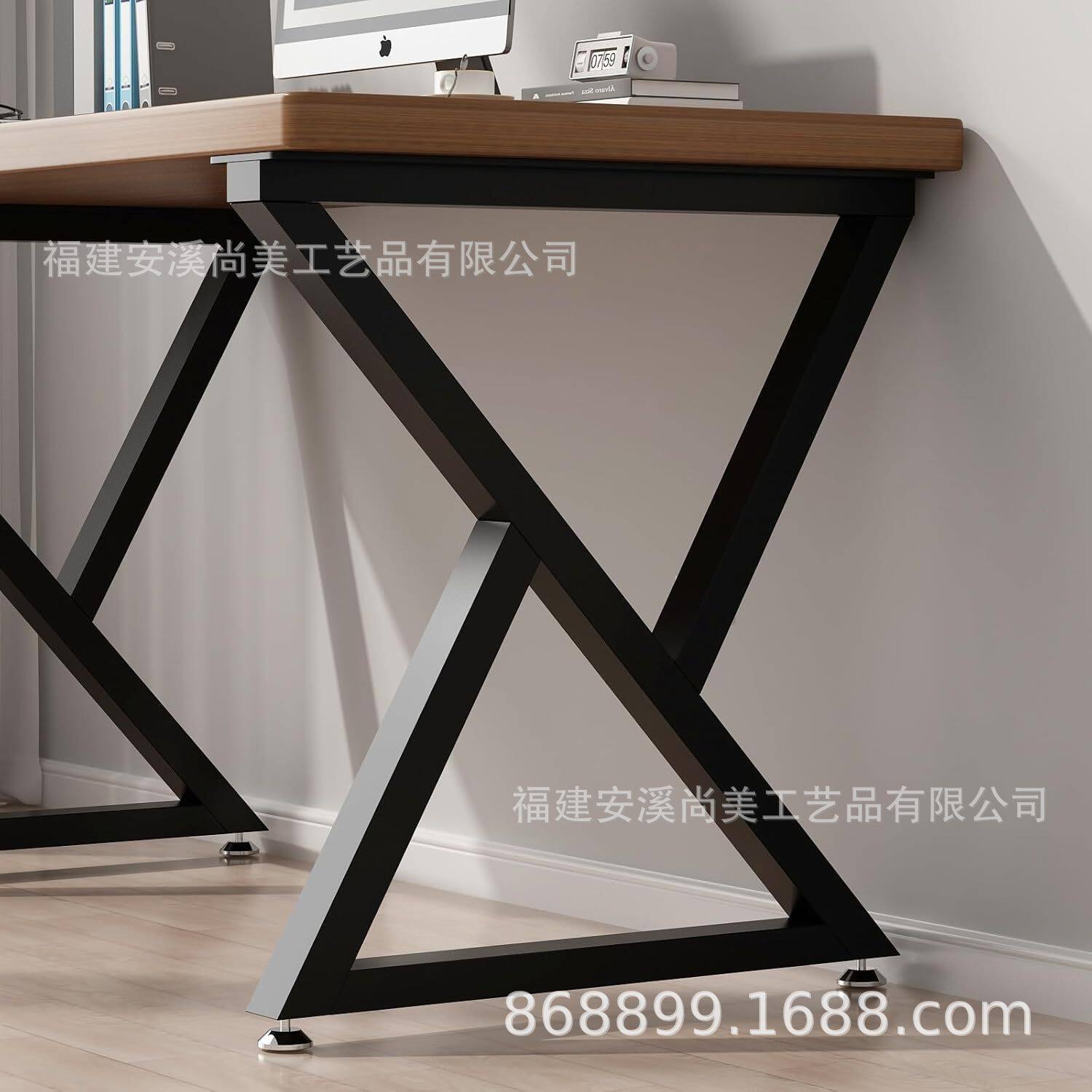 跨境简约金属桌腿书桌桌腿茶几桌腿餐桌书桌金属桌腿家具配件批发