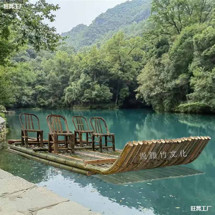 冲锋舟橡皮艇充气船船钓鱼船游艇加厚竹筏漂流船皮划艇双层竹排