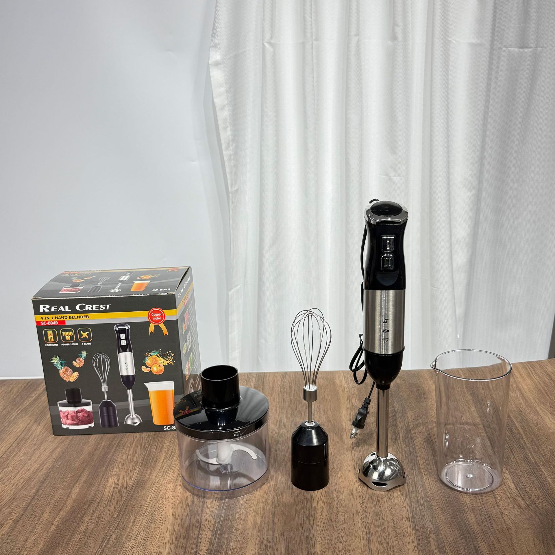 外贸4IN1HandheldStirringRod小型手持电动搅拌机料理棒HandMixer