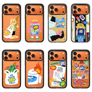 CASEPVUB 艺术家Haruka Yamakawa苹果17Promax适用于iPhone16Promax可爱卡通趣味磁吸手机壳15plus防摔保护套