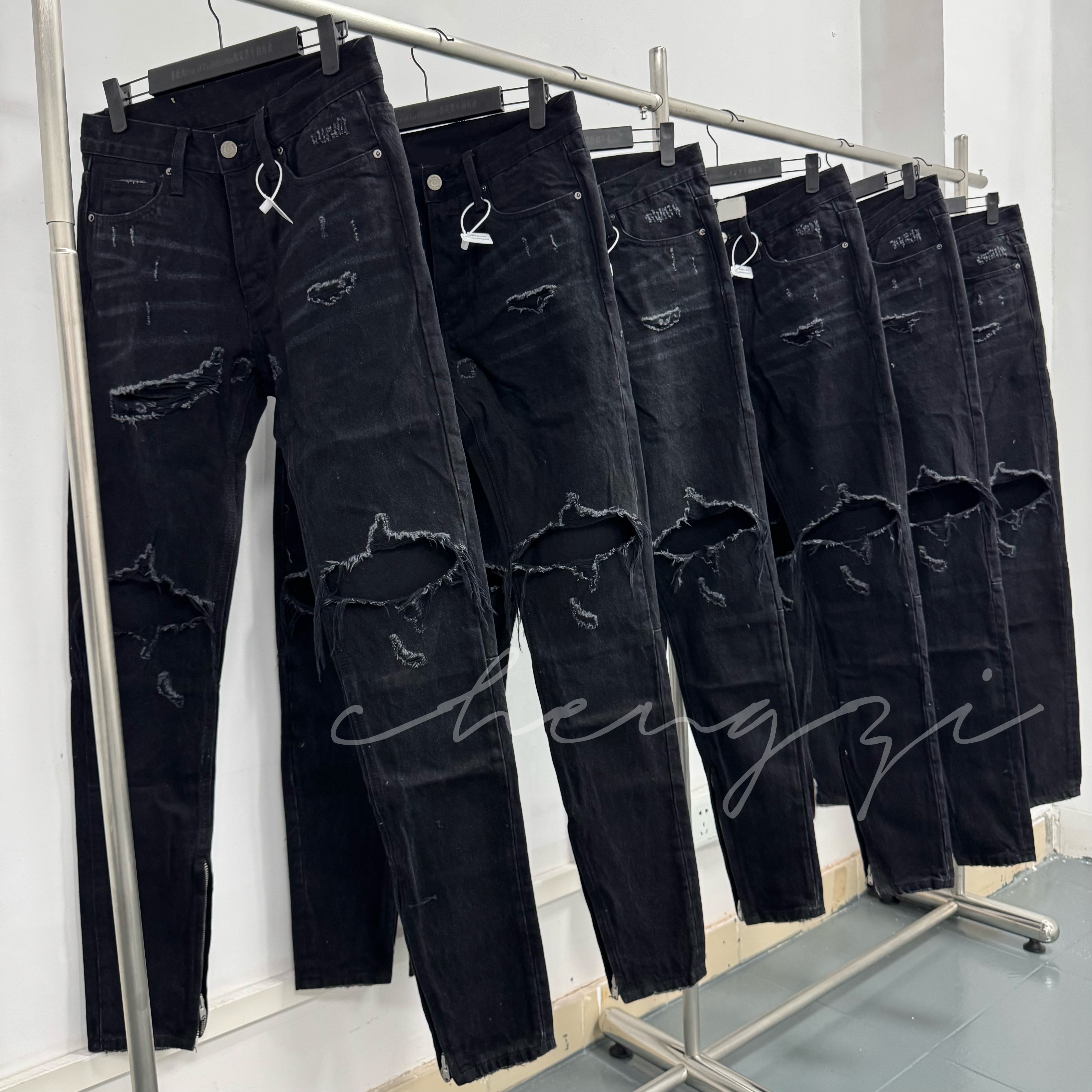 【现货秒发 夯货】城子自主4th限定黑牛 独家定织面料 高街神品！