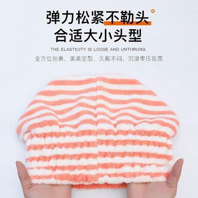 速发干发帽女吸水速干蝴蝶结包头巾双层加厚学生干发巾可爱松紧款