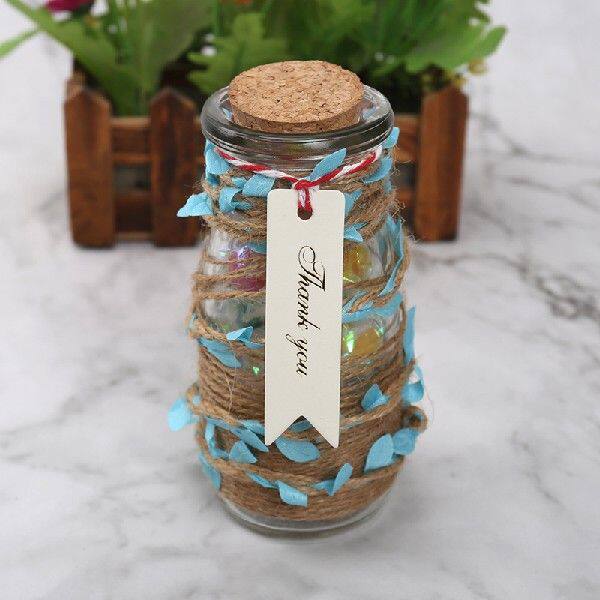 速发100pcs Gold Foil Thank Yoyu Tag Cake Decoration