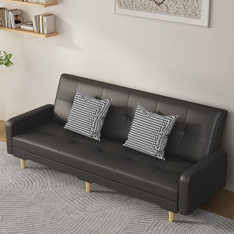 速发4I商务会客折叠沙发床小户型办公室接待三人双人沙发午休单艺