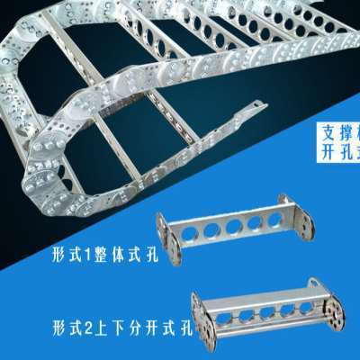现货速发新品钢制拖链钢铝不锈钢金属拖链机床电缆穿线桥式封闭链
