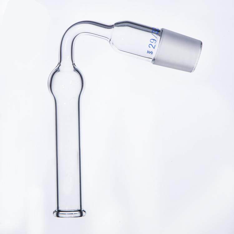 斜型干燥管 24#磨口干燥管 高硼硅 斜形玻璃干燥管