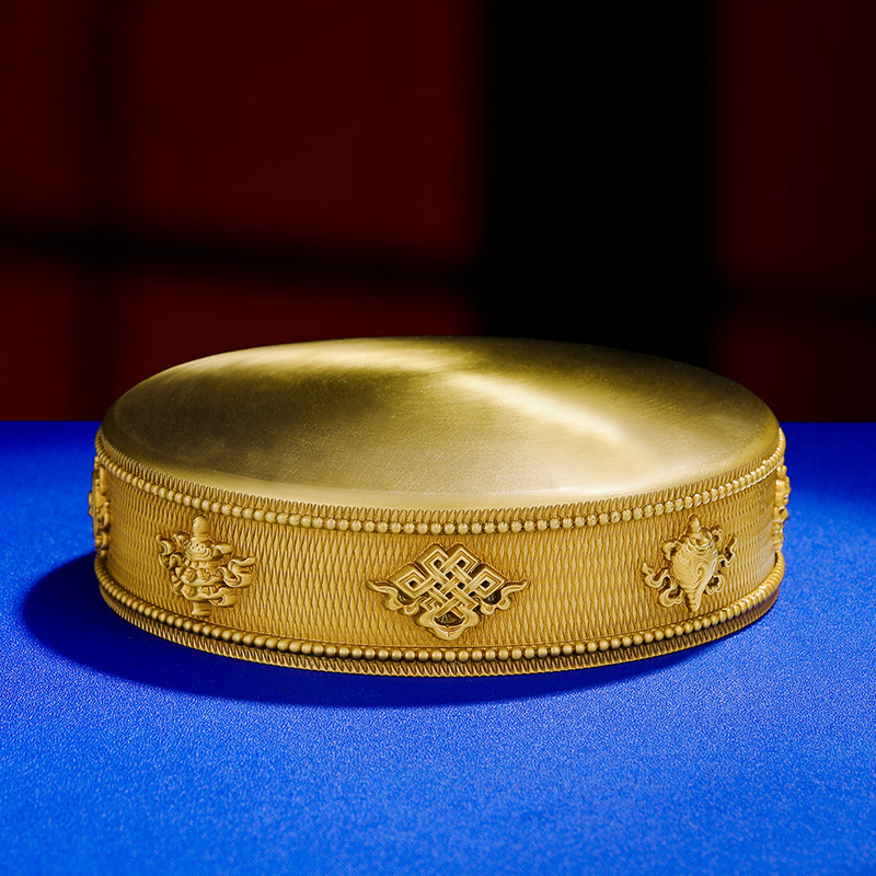 极速曼扎修盘学院l设计款八吉祥修盘铜曼扎盘修盘升级款珠边基盘1