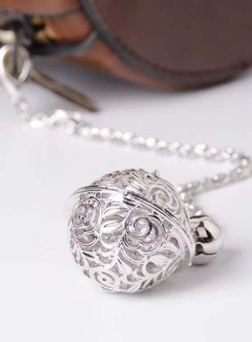 极速古风宫铃球镂空项链吊坠香球汉服挂饰腰饰W手机吊饰手錬