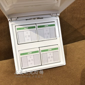 极速浴霸专用四位开关带防水盒 浴霸用开关4开4档T带防水罩开关