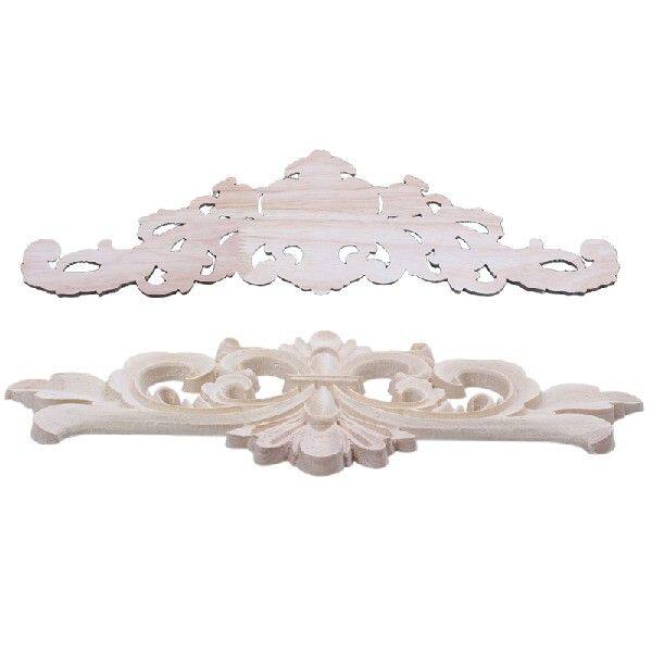 极速2x 40X12cm & 22x10 cm Exquisite Classic RubbTer Wood Car