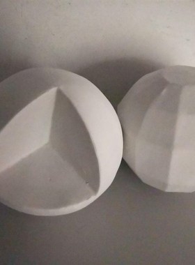 极速单个圆球几何体石膏像艺考用品美术教具O教材素描静物节日活