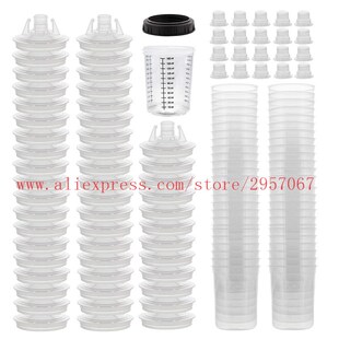 极速PPS Spray Paint Gun Cups with lids J160/400/600/800ml Sp