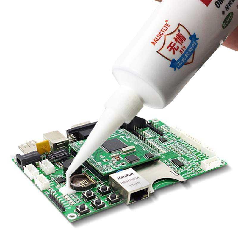 极速淘新惠704硅橡胶电路板绝z缘灌封电子元器件防水固定密封胶耐