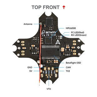 极速F4 b1S AIO有刷飞控Beta65s Frsky接收机 穿越机飞控