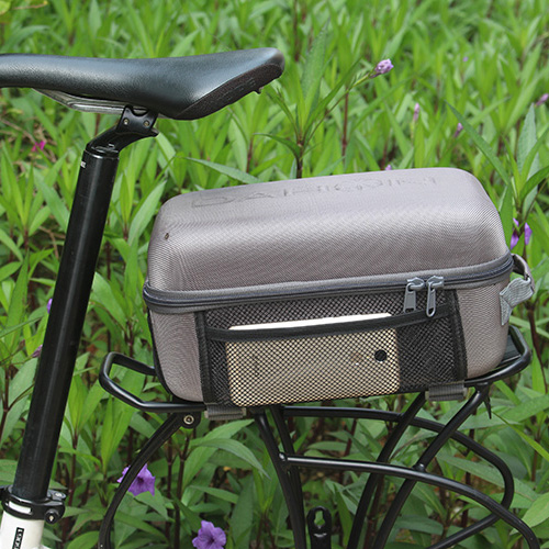 极速代驾电动车后座包尾包山地车后货架包M硬壳包大行折叠自行车