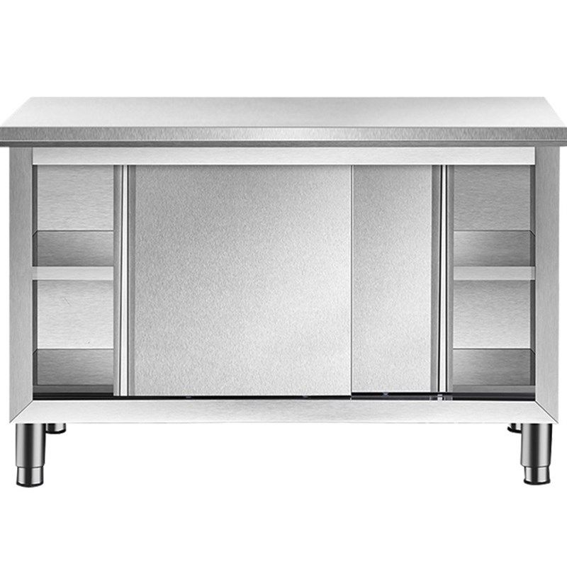 速发用不锈钢拉门工作台工作柜厨房操作台面打荷台储物柜切菜案,家装主材,商用厨房操作台/工作台,淘宝优惠券,粉丝福利购,淘宝优惠卷