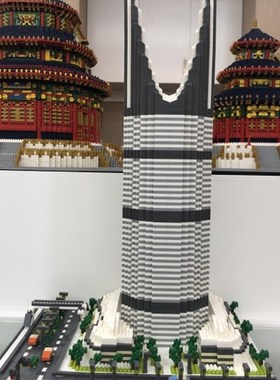 极速052-088 建筑模型钻石颗粒积木 66519城堡 6P6525天坛 071城