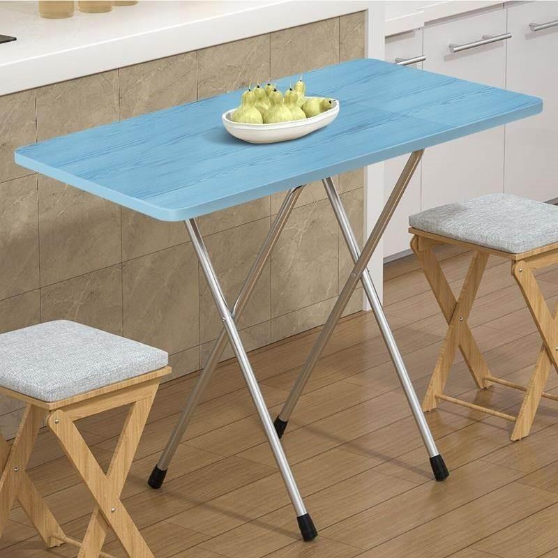 极速宿极饭简约舍折叠人桌小子小户4型简易桌O小家用长方形2人餐