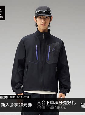 凯乐石男款9a立领软壳衣休闲外套