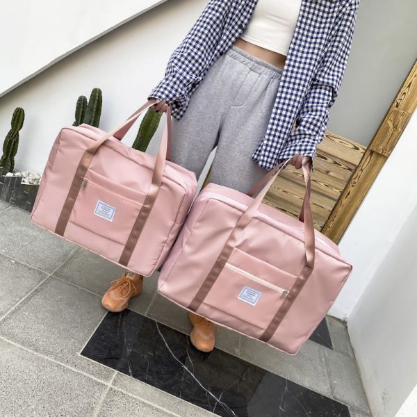 高档女待产包潮行李包折叠轻便短途旅行包新款收纳袋手提捷2023大