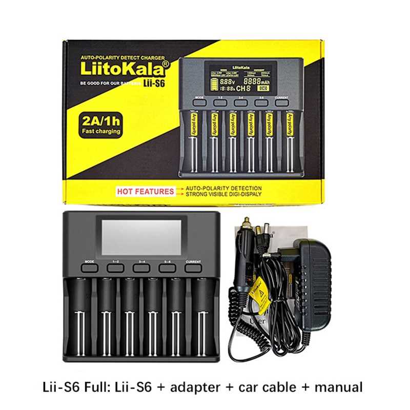 现货速发LiiPD4 LiiS6 Lii500s battery Chger  18650 26650 2170