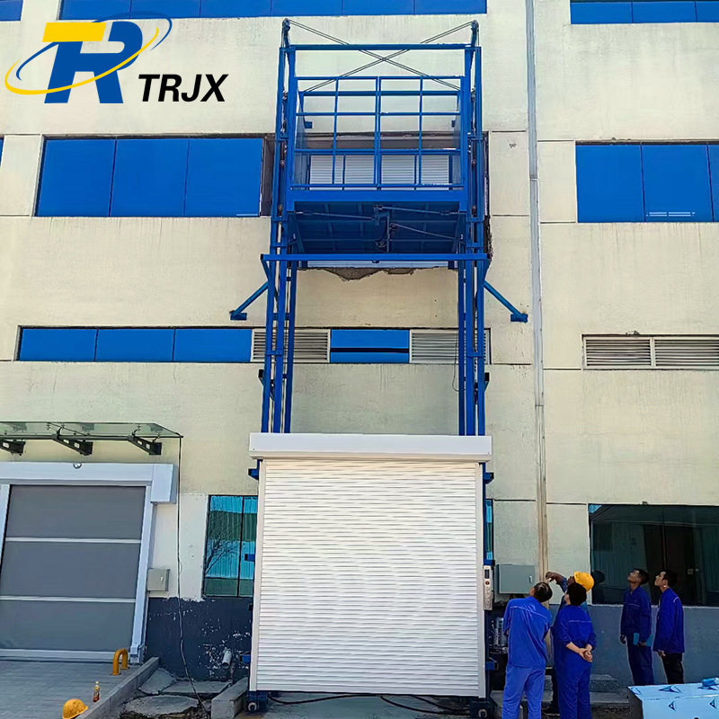 电话15294876656厂家供应升降货梯电动液压电梯导轨式固定链条式