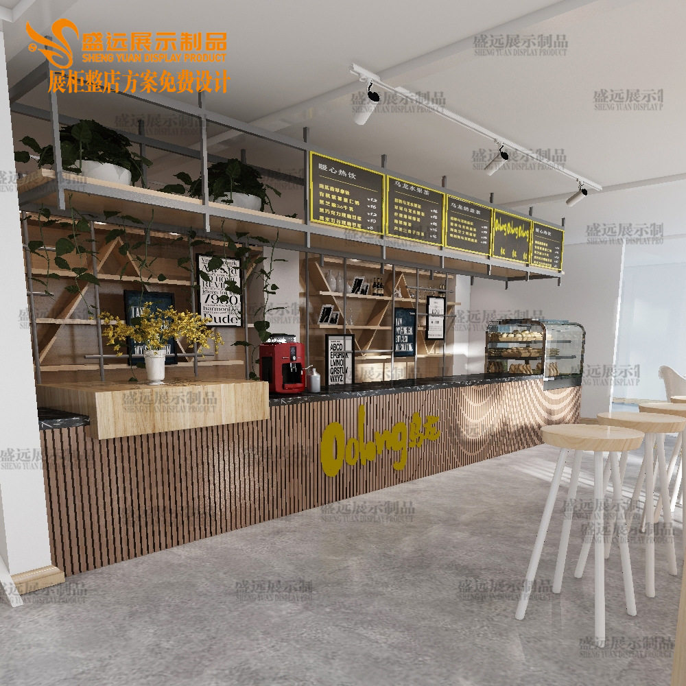 简约收银台超市服装店收款台酒店吧台公司前台可订置收银台