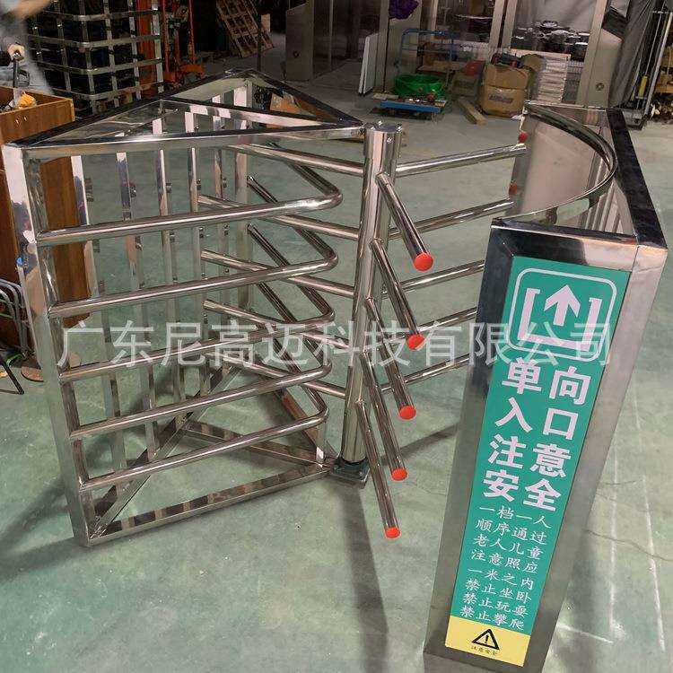 成品不锈钢单向转闸门河南禹州巩义长葛新郑济源车站景区半高闸机