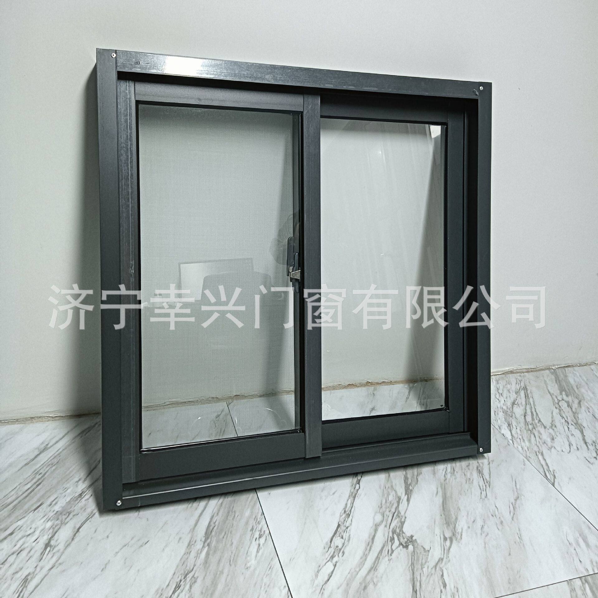 铝合金厕所通风窗玻璃窗乡下自建房浴室窗家用自装窗厨房用推拉窗