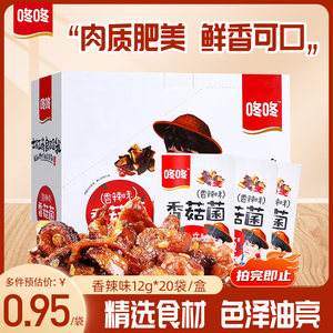 咚咚香菇菌云南特产休闲零食鸡枞菌牛肝菌香辣追剧解馋零食