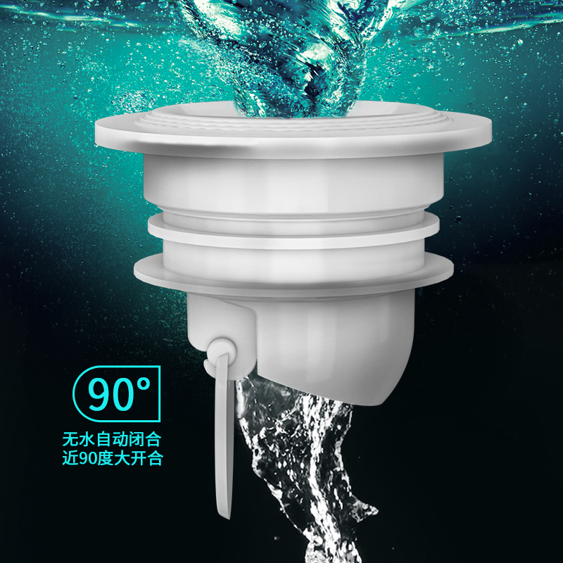 速发厨房下水防臭神器管道密封塞圈堵口器洗衣机排水管地漏接头封