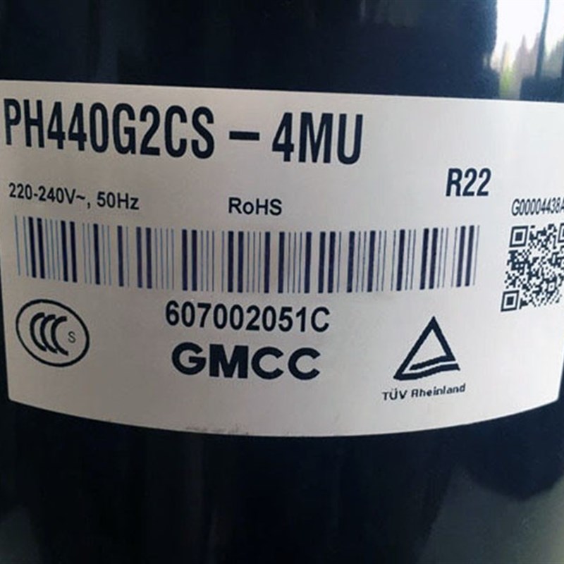 速发PH440X2CS-4KU1 PH440G2CS-4MU 4KU匹美芝空调压缩机