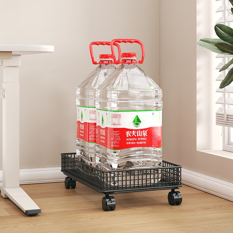 速发电脑主机支架托家可移动机箱底座带滑轮置物架架用台式办公室