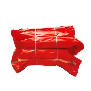 PVC橡胶围油栏固体浮子式水面围堵防扩散隔离拦油河道生态防污屏