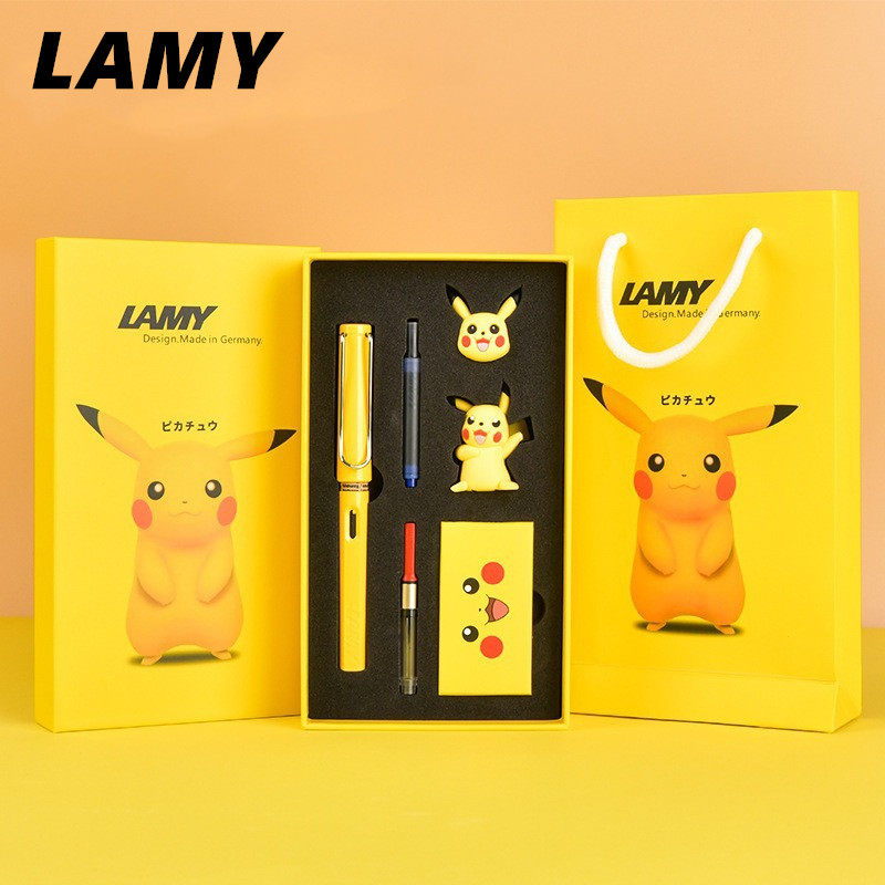 德国LAMY凌美钢笔狩猎系列皮卡丘联名款礼盒生日送孩子儿童节礼物