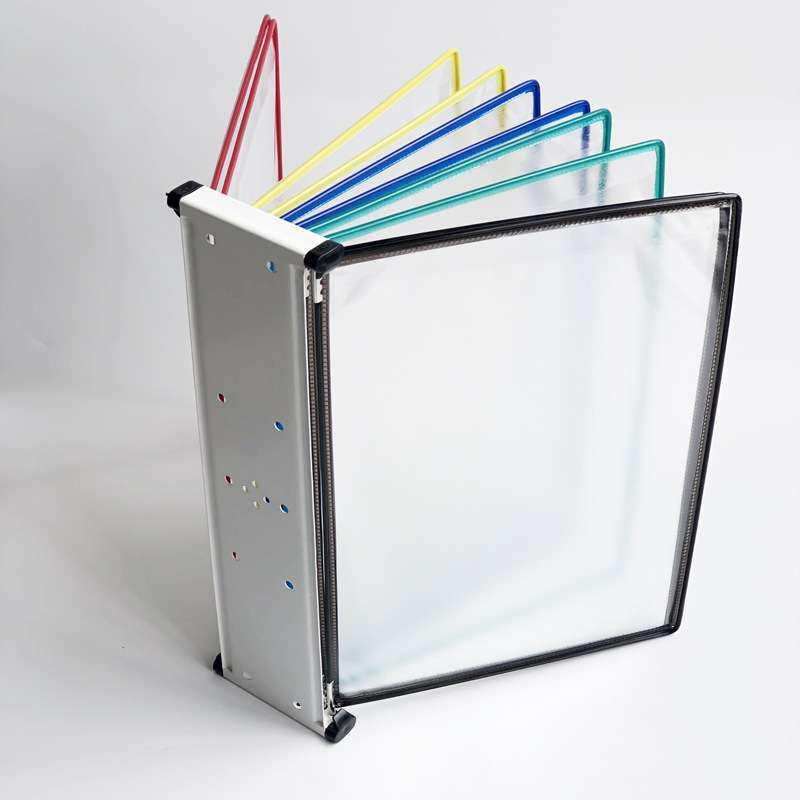 吉武10页壁挂式资料架 A4标准作业指导书展示文件夹文件万百