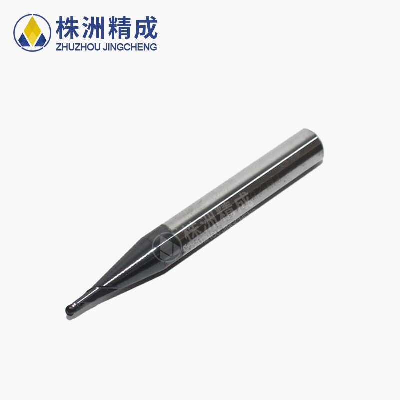 ZCC.CT二刃直柄球头整体硬质合金立铣刀钨钢立铣刀PM-2B-R1.0