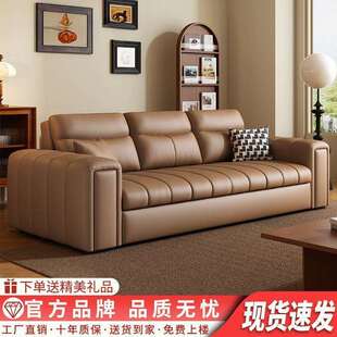 高端简约皮质现代沙发床两用可折叠可储物客厅小户型多功能沙发床
