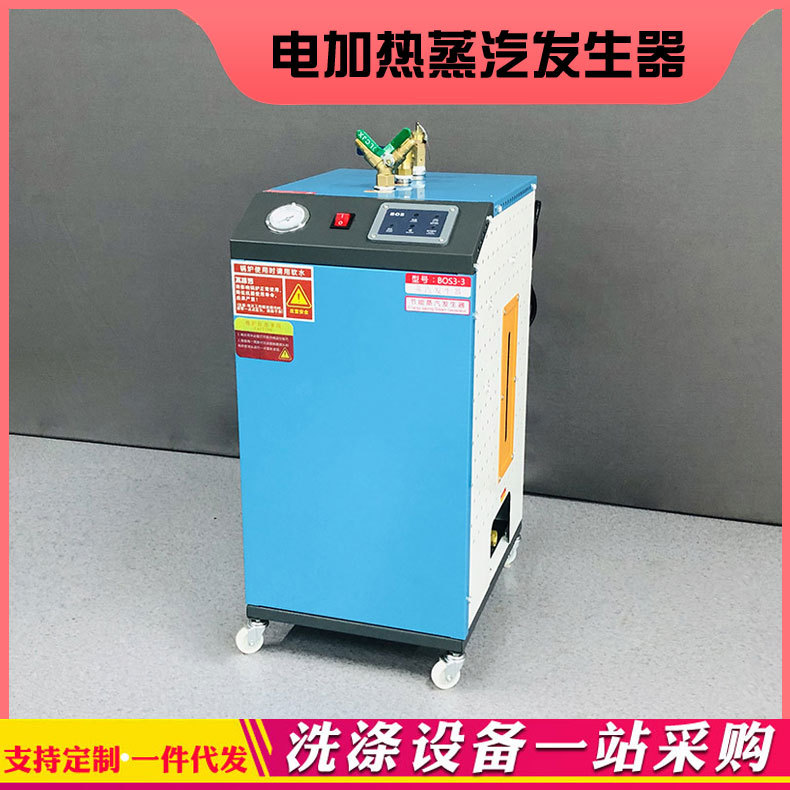 服装厂蒸汽锅炉小型干洗店手动加水蒸汽发生器蒸汽锅炉3KW