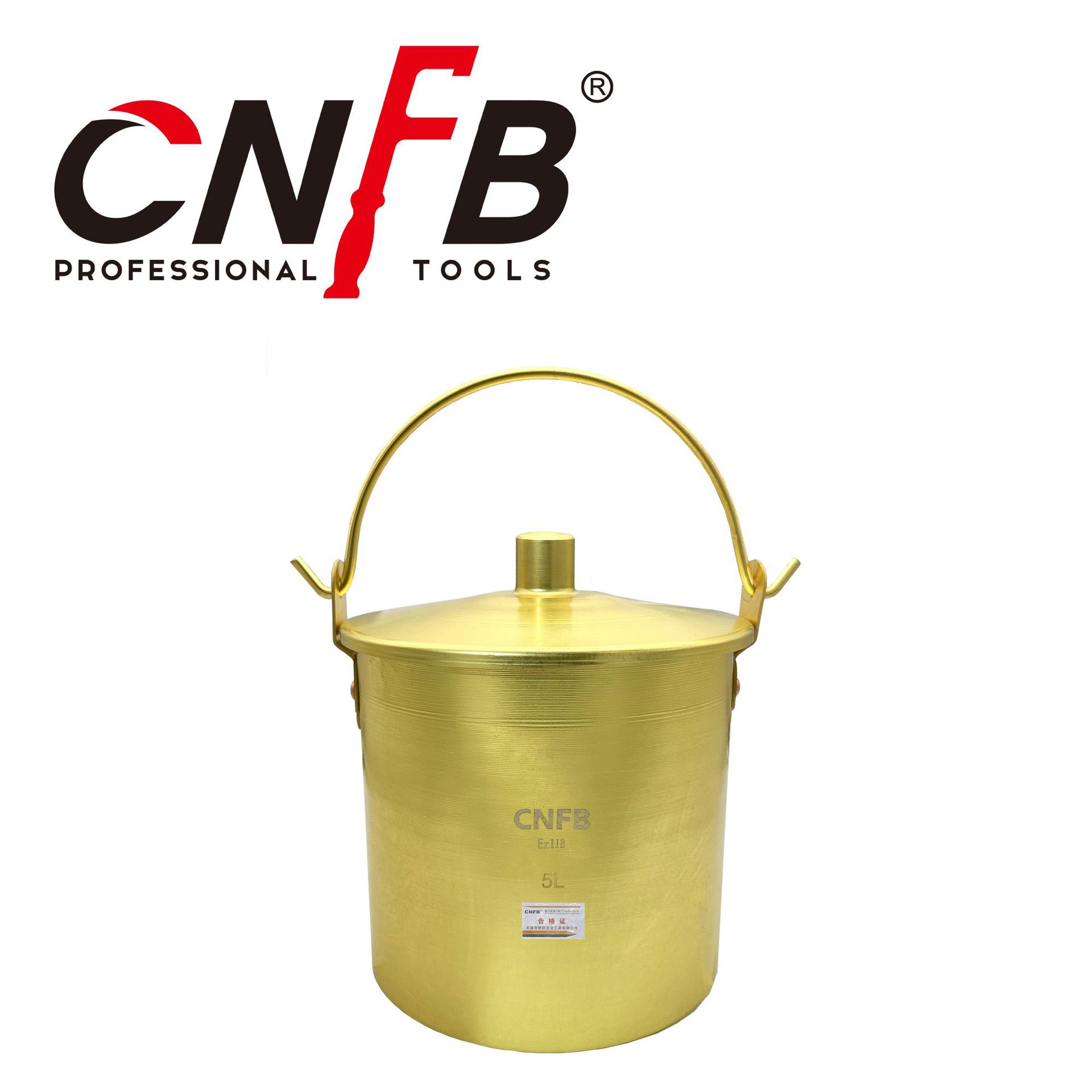 CNFB/桥防防爆无火花无缝容器具防爆加盖旋压无缝水桶T8281E