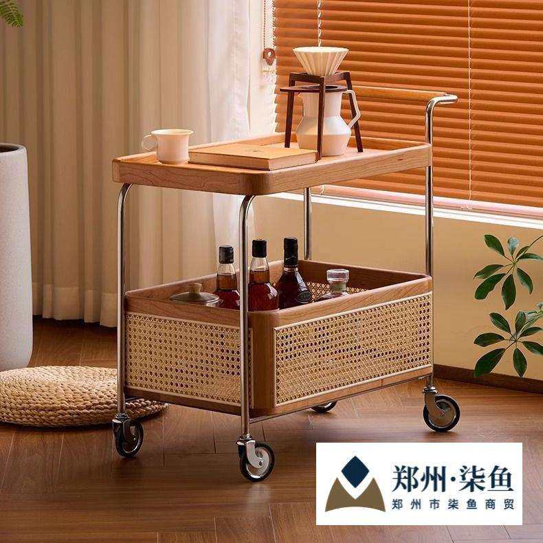 实木移动带轮边几不锈钢收纳中古小推车客厅储物藤编置物简约茶几,畜牧/养殖物资,畜牧/养殖器械,淘宝优惠券,粉丝福利购,淘宝优惠卷