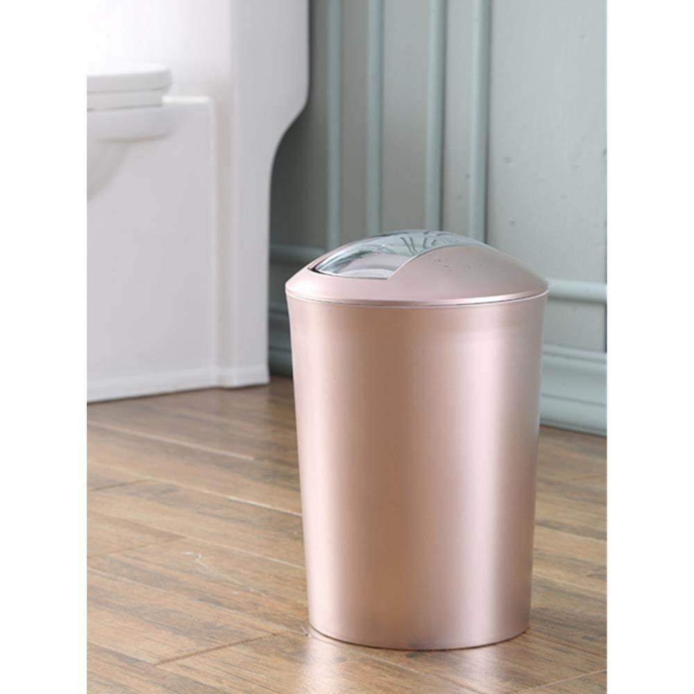 日式创意轻奢厕所卫生间客厅家用卧室大小号垃圾桶有盖分类垃