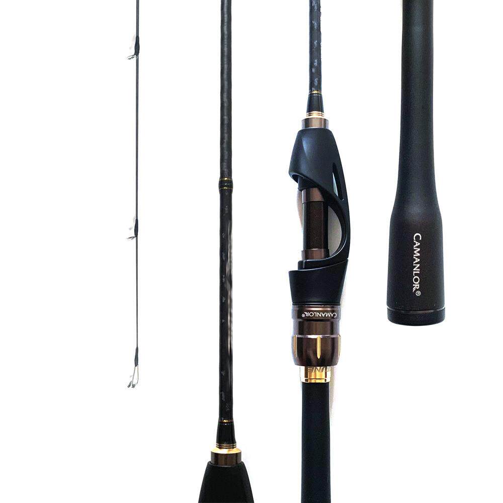 卡曼龙高碳微物杆弹射马口竿微物竿直柄168UL路亚竿中快调超软